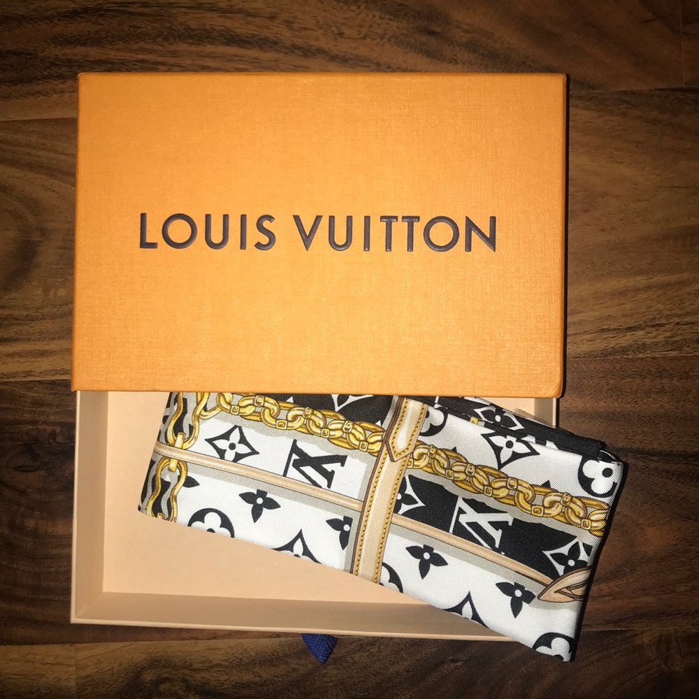 Louis Vuitton Monogram Silk Bandeau | One Size